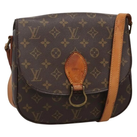 LOUIS VUITTON Monogram Saint Cloud GM Shoulder Bag M51242 LV Auth ep9578 - Picture 1 of 15